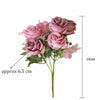 2Pcs-Artificial-Flower Rose Garland Garden Party Wedding Event