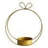 Gold Metal Flower Baskets