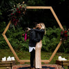 Heavy Duty Wooden Wedding Party Arch Door Background Stand