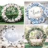 2M Circle Arch Metal Outdoor Wedding Backdrop Flower Stand Background