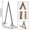 Rustic Triangle Wedding Arch Thicken Wooden Backdrop Stand