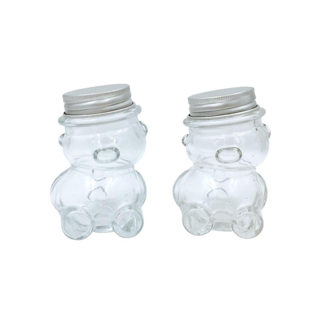 36PCS Bear Shaped Bomboniere Jars Wedding Gift Box