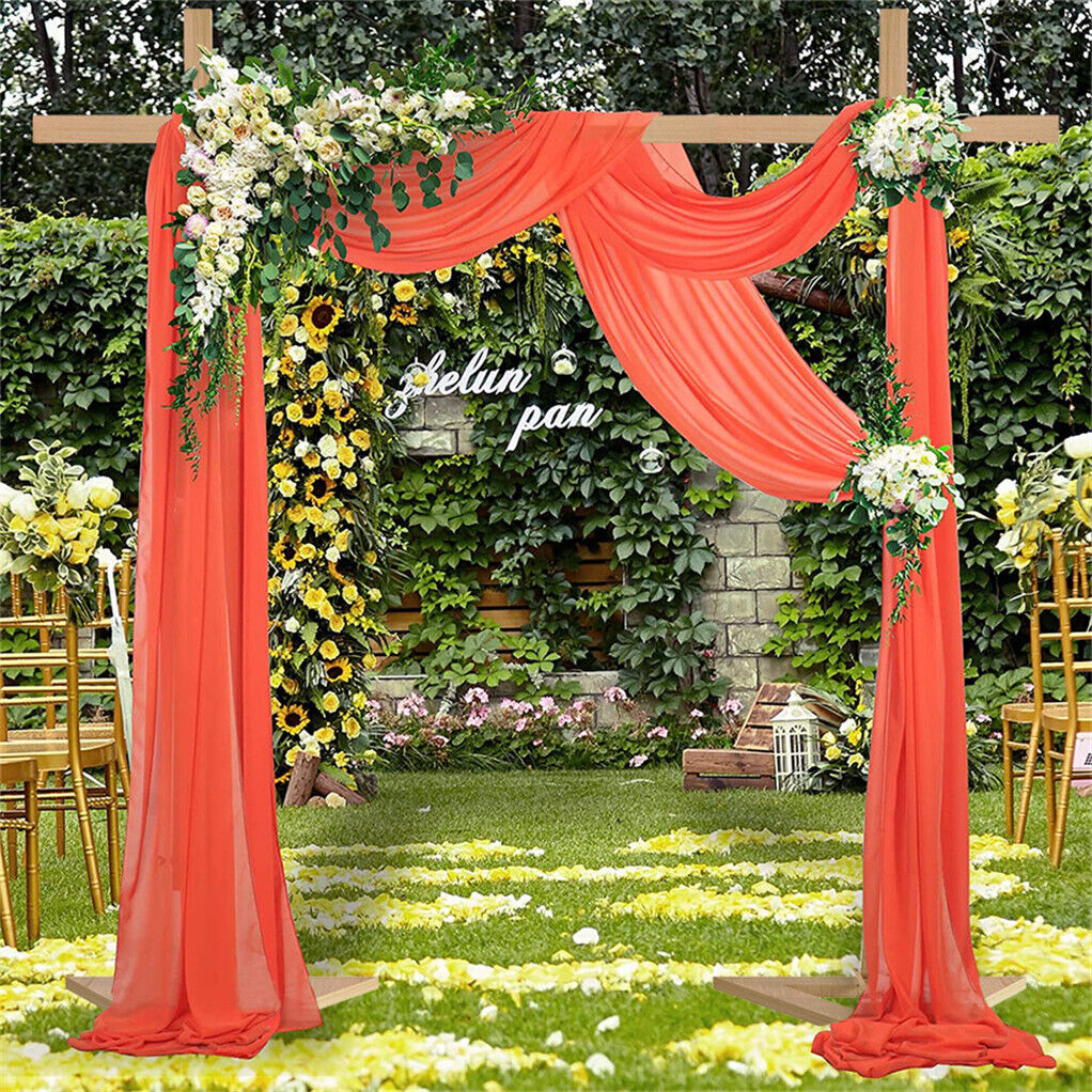 3*3M Super Thick Wooden Wedding Arch Backdrop Stand