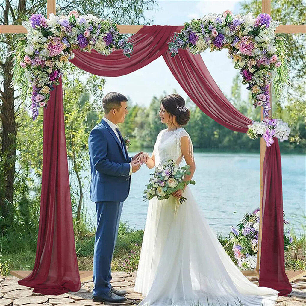 3*3M Super Thick Wooden Wedding Arch Backdrop Stand