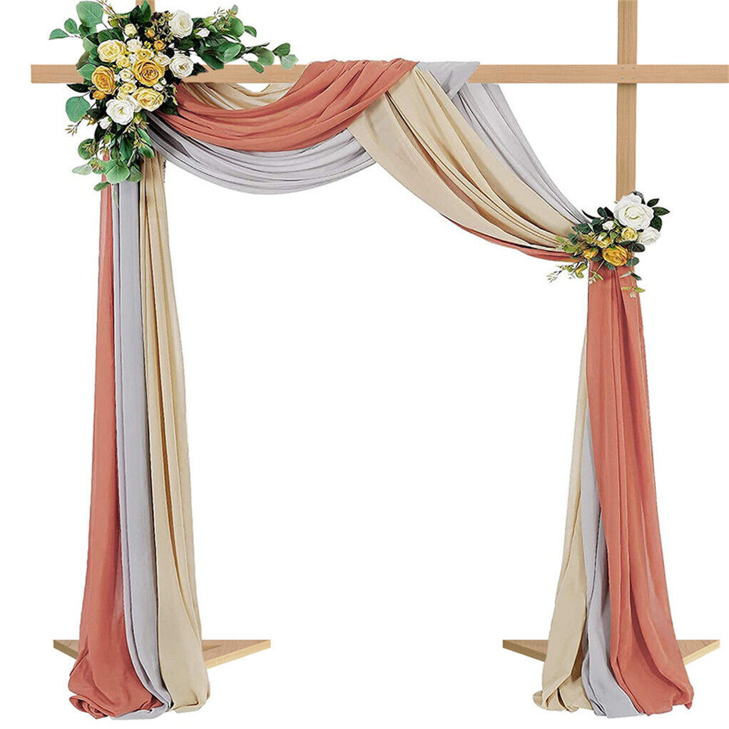 3*3M Super Thick Wooden Wedding Arch Backdrop Stand