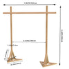 3*3M Super Thick Wooden Wedding Arch Backdrop Stand