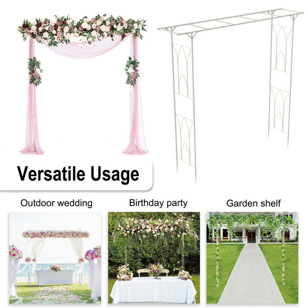 Metal Arbor Wedding Party Arch Garden Backdrop Stand