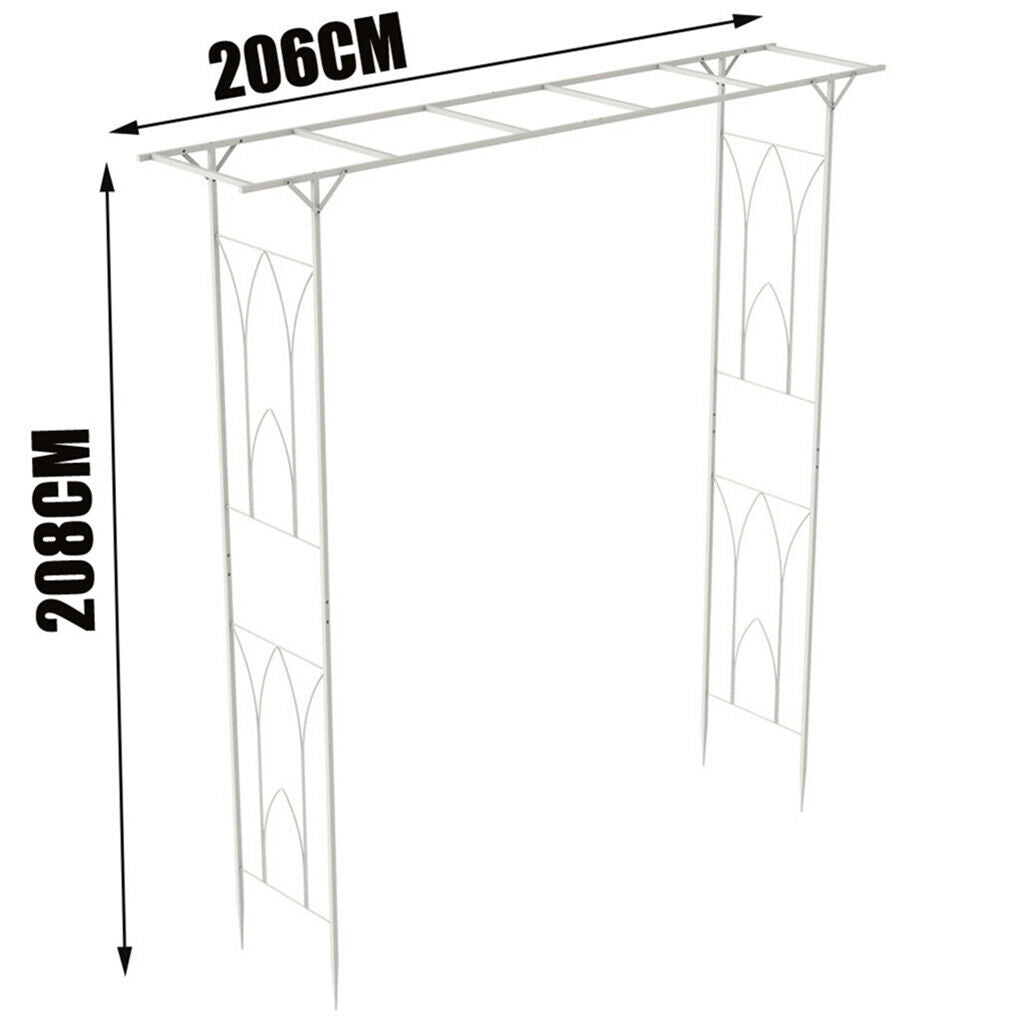 Metal Arbor Wedding Party Arch Garden Backdrop Stand