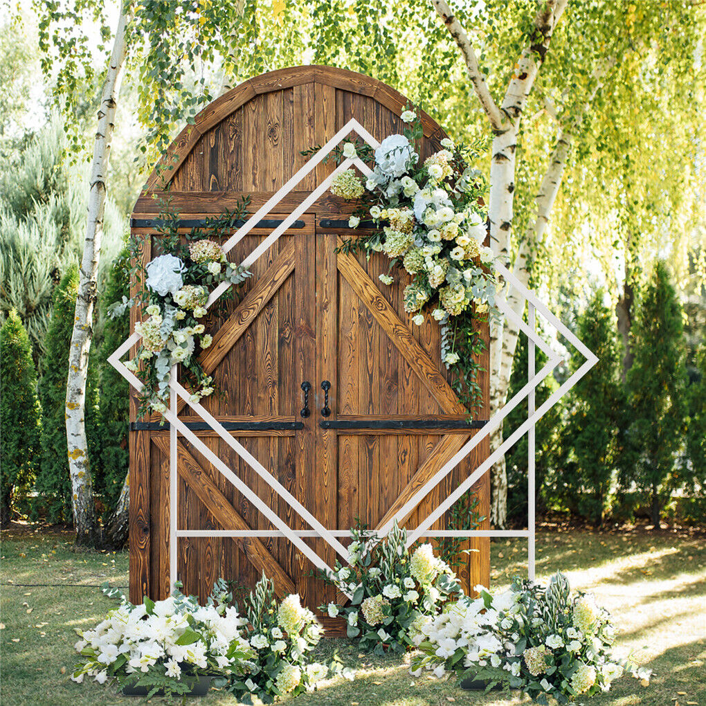 2M Wedding Arch Background Stand Party Metal Backdrop