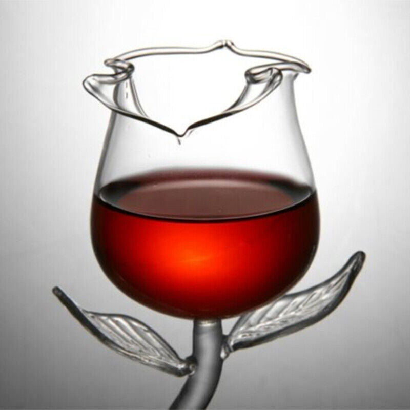 100ml Rose Shaped Wine Glass Cocktail Cup - 1PCS