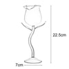 100ml Rose Shaped Wine Glass Cocktail Cup - 1PCS