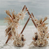 2PCS Large Tall Triangle Wood Wedding Arch Backdrop Stand