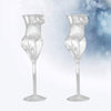 Human Body Shape Whiskey Crystal Wine Glass Cup