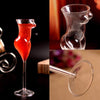 Human Body Shape Whiskey Crystal Wine Glass Cup