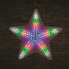 50cm - 45 LED Digital Flashing Star Outdoor Christmas Light