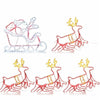 Christmas Motif Lights LED Rope Reindeer Waterproof