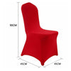 Red Chair Covers Full Seat Cover Spandex Stretch Banquet Wedding