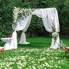 Outdoor Wedding Canopy Arch Flower Backdrop Stand