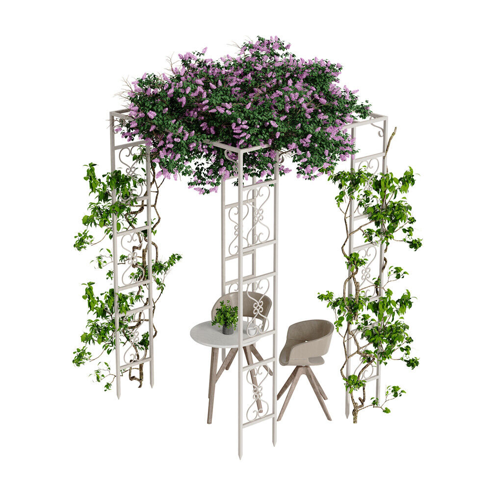 Outdoor Wedding Canopy Arch Flower Backdrop Stand