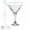 6PCS - Martini Cocktail Drinking Party Glasses 175ml