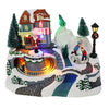 Musical SANTA Christmas Village Scene Train Animated Lights