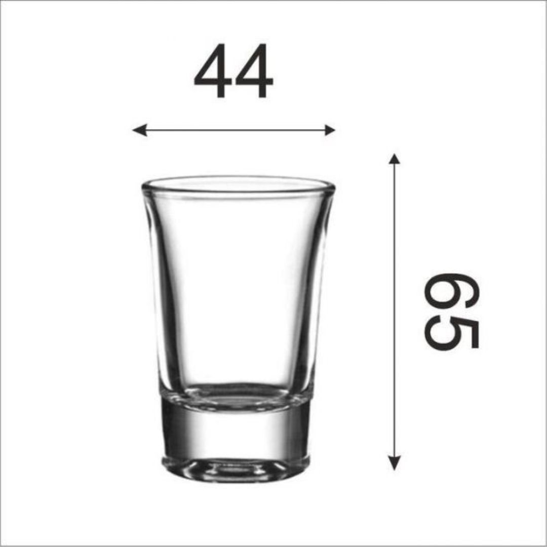 12PCS Shot Glass Vodka Whiskey Expresso Dessert Cup 40ML