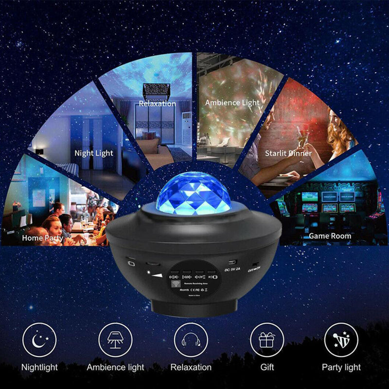 Led galaxy Starry Projector (Bluetooth 2024 Edition)