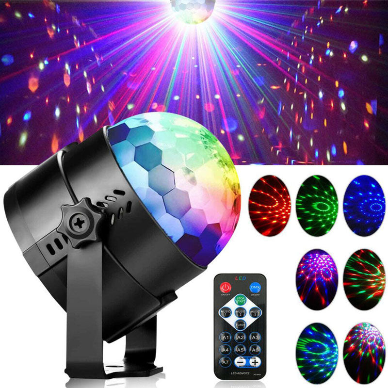 RGB LED Disco Lights Ball DJ Party Effect Strobe Event Decoration