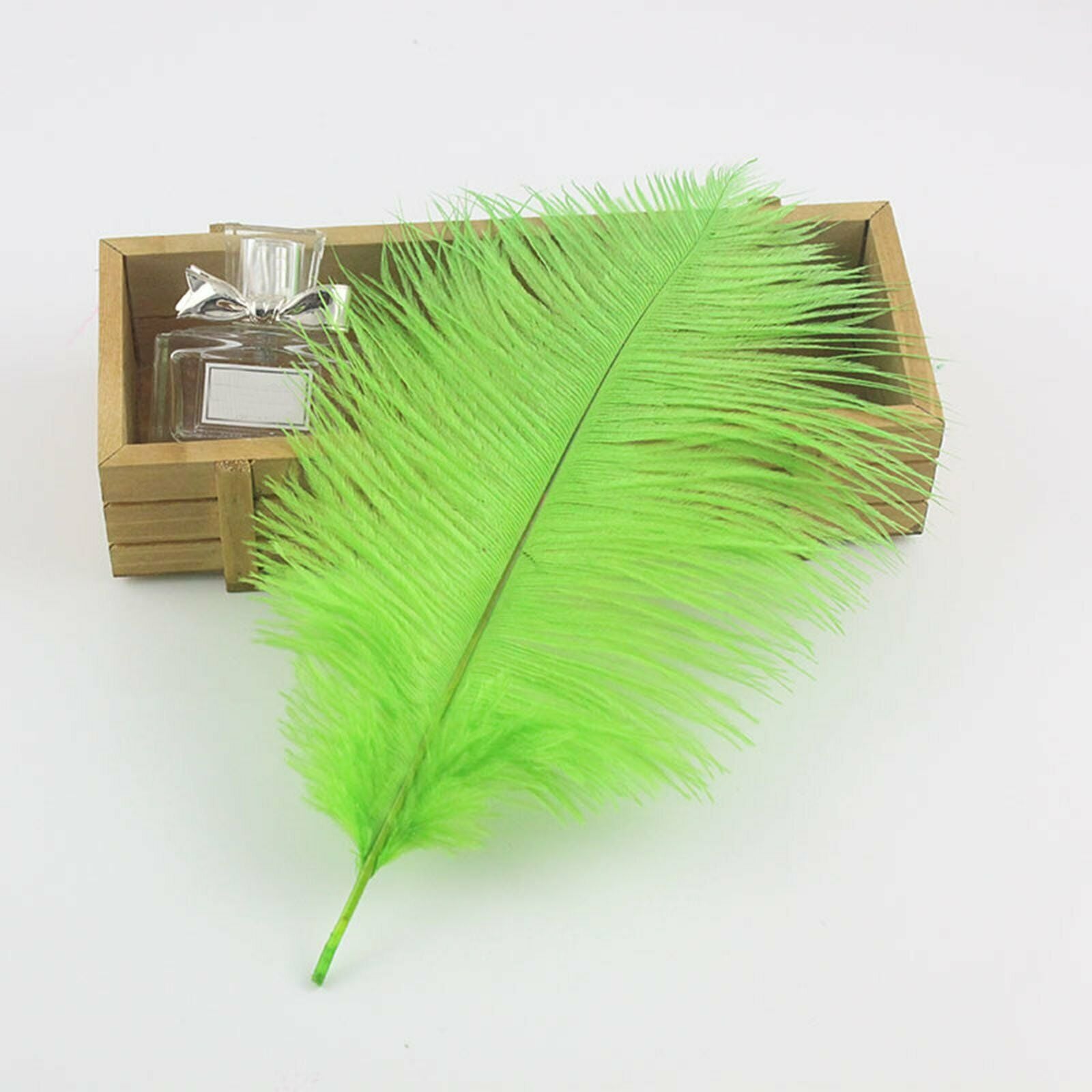 10PCS- 12 Colors Ostrich Feather DIY Crafts Feathers Wedding Party Decoration