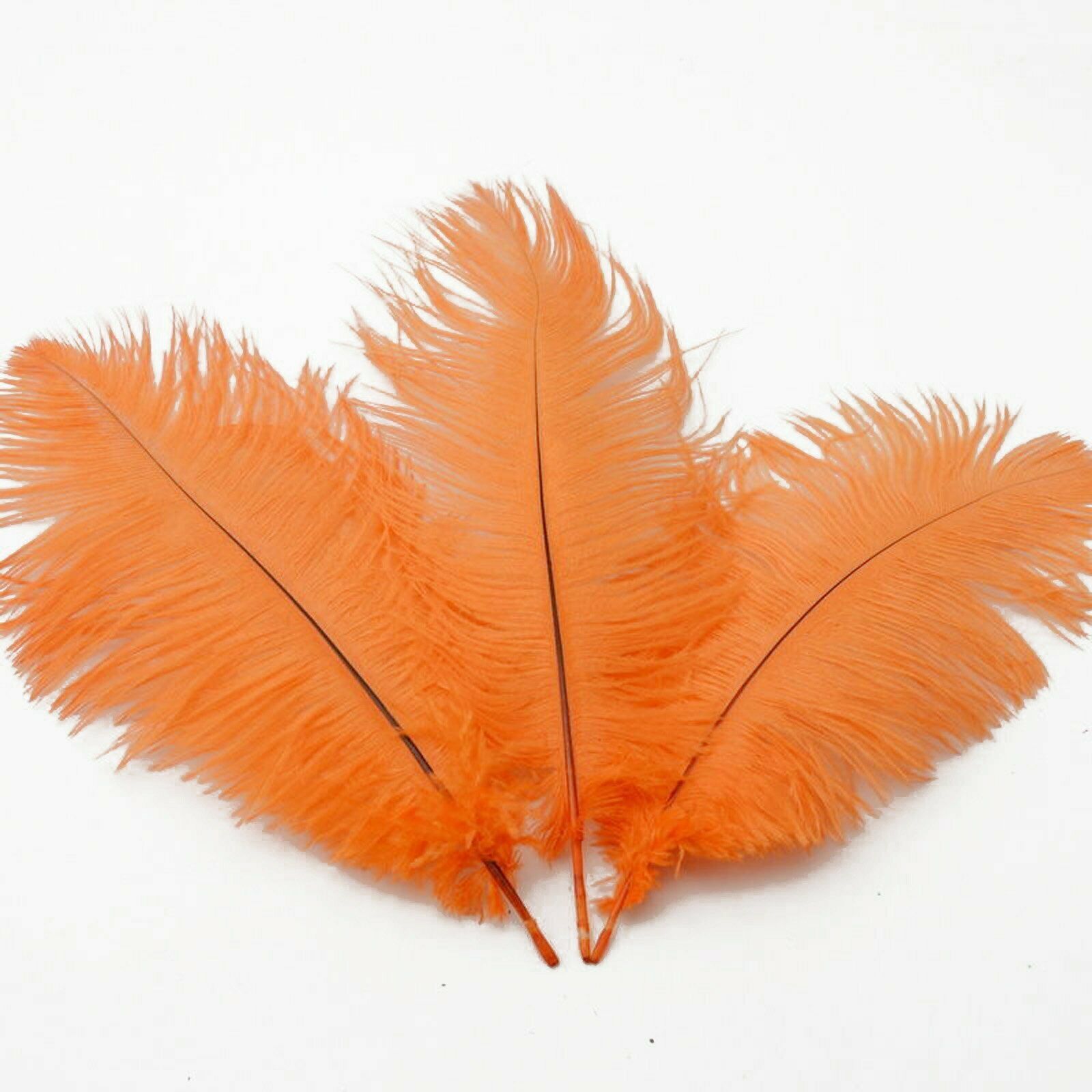 10PCS- 12 Colors Ostrich Feather DIY Crafts Feathers Wedding Party Decoration