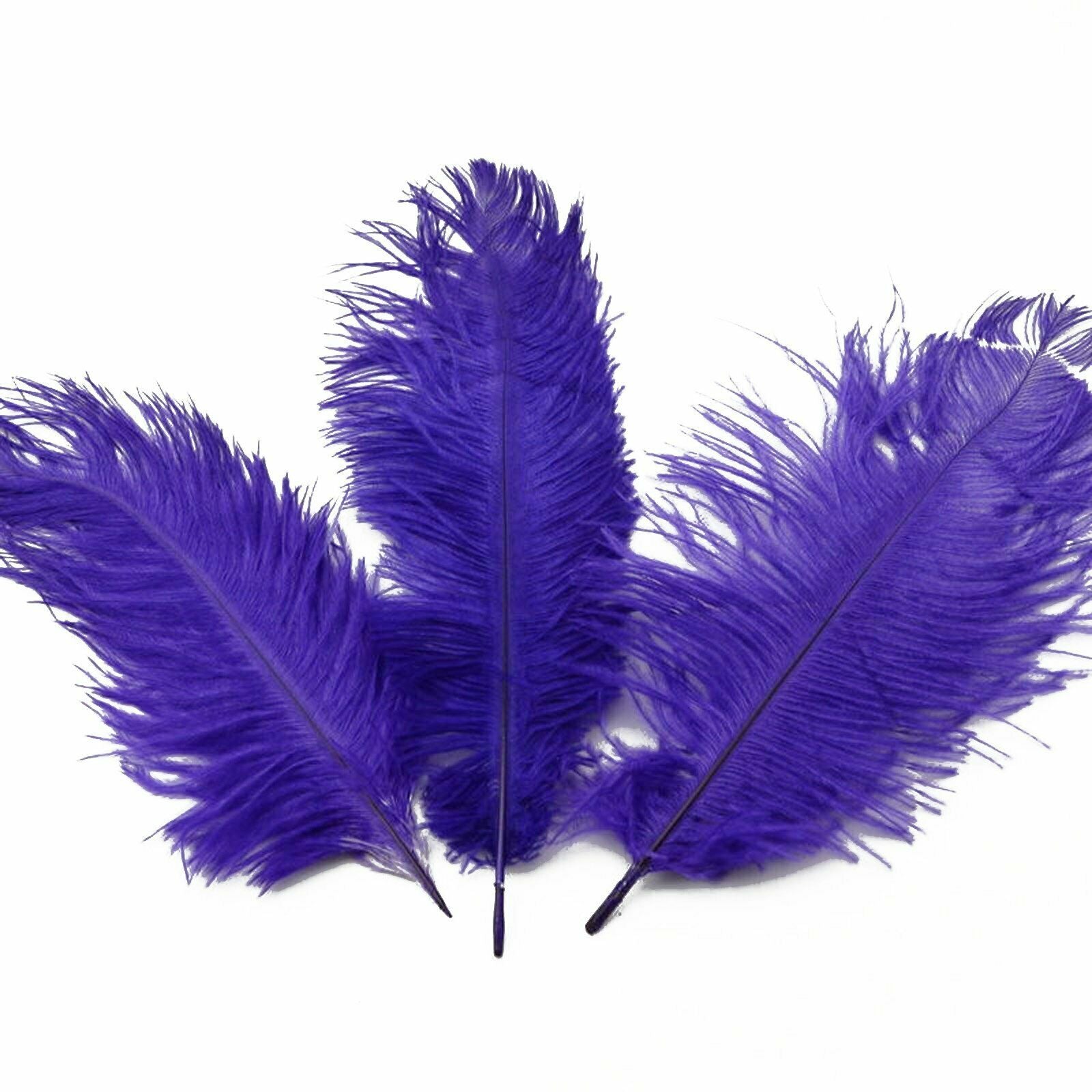 10PCS- 12 Colors Ostrich Feather DIY Crafts Feathers Wedding Party Decoration