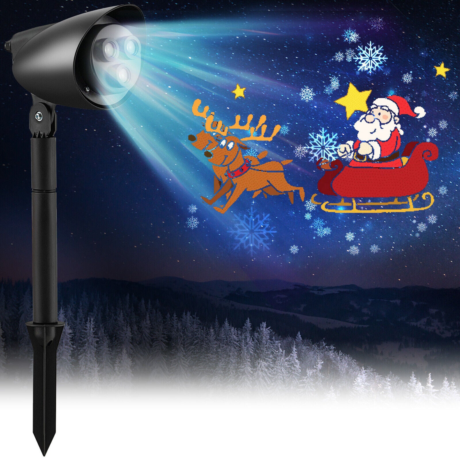 Christmas Projector Light 3 LED Lights