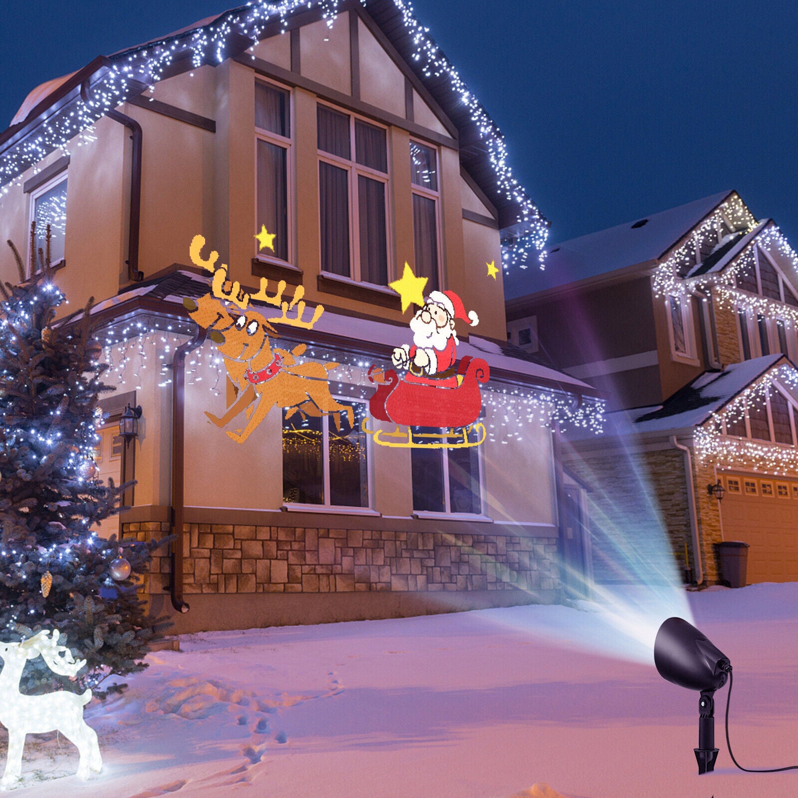 Christmas Projector Light 3 LED Lights