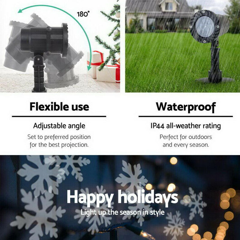 Christmas Projector Laser Lights Moving LED Landscape Xmas