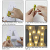 LED Light Up Alphabet Letter HAPPY BIRTHDAY Lights Standing Hanging Party