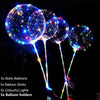 5Pcs-Light up Luminous Balloons 18cm Clear Battery Operated Wedding Birthday Party