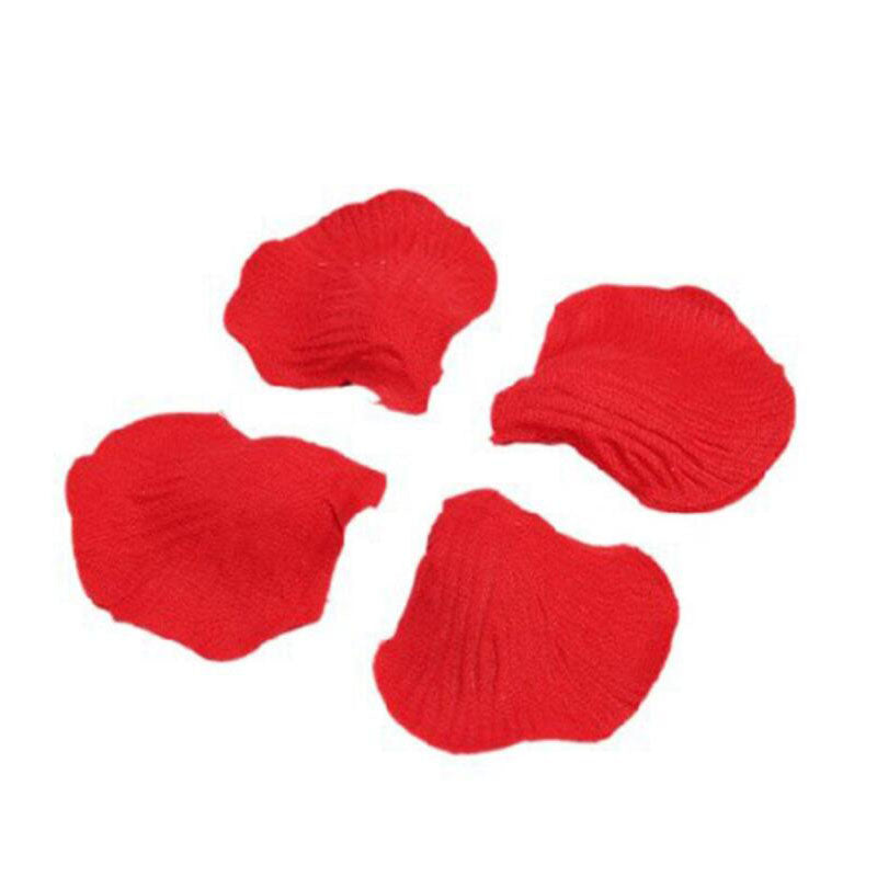 1000PCS Wine Red Silk Petals Flowers Rose Petal Wedding Event