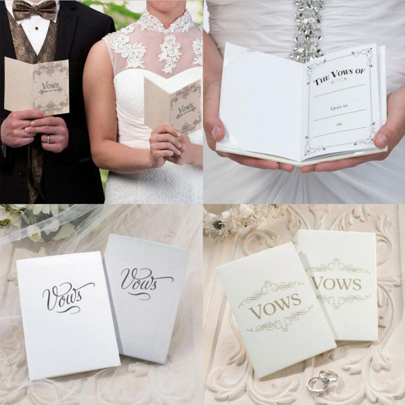 2pcs Wedding Vows Book