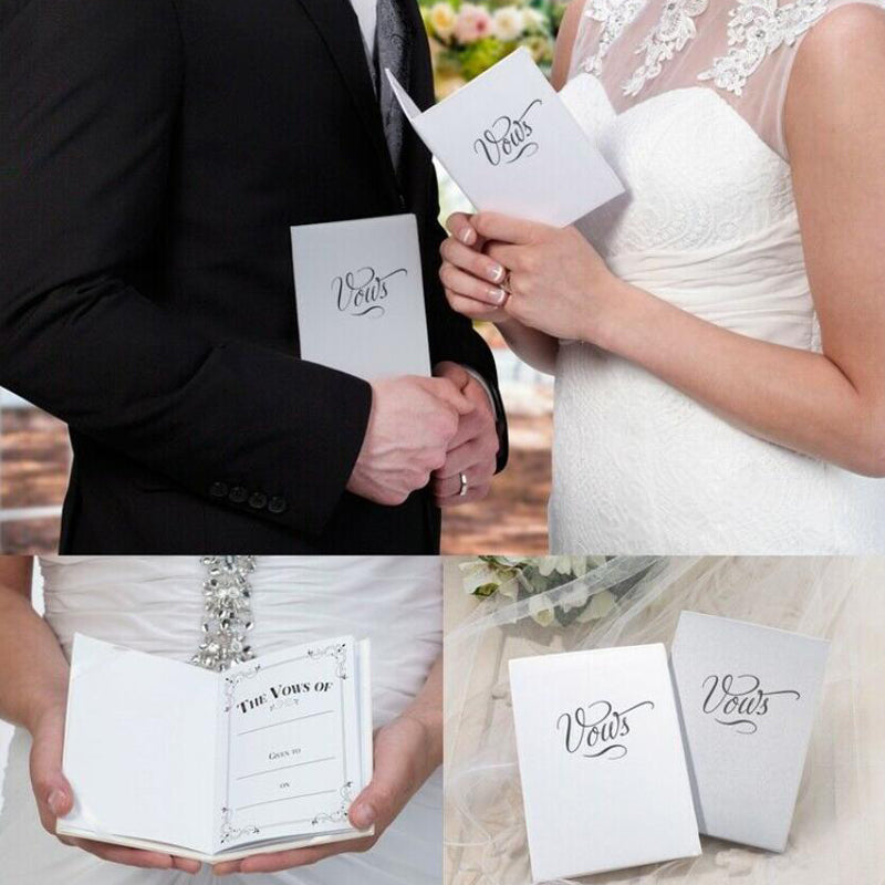 2pcs Wedding Vows Book