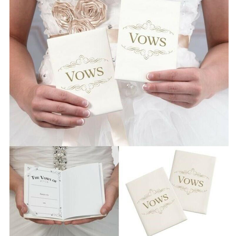 2pcs Wedding Vows Book