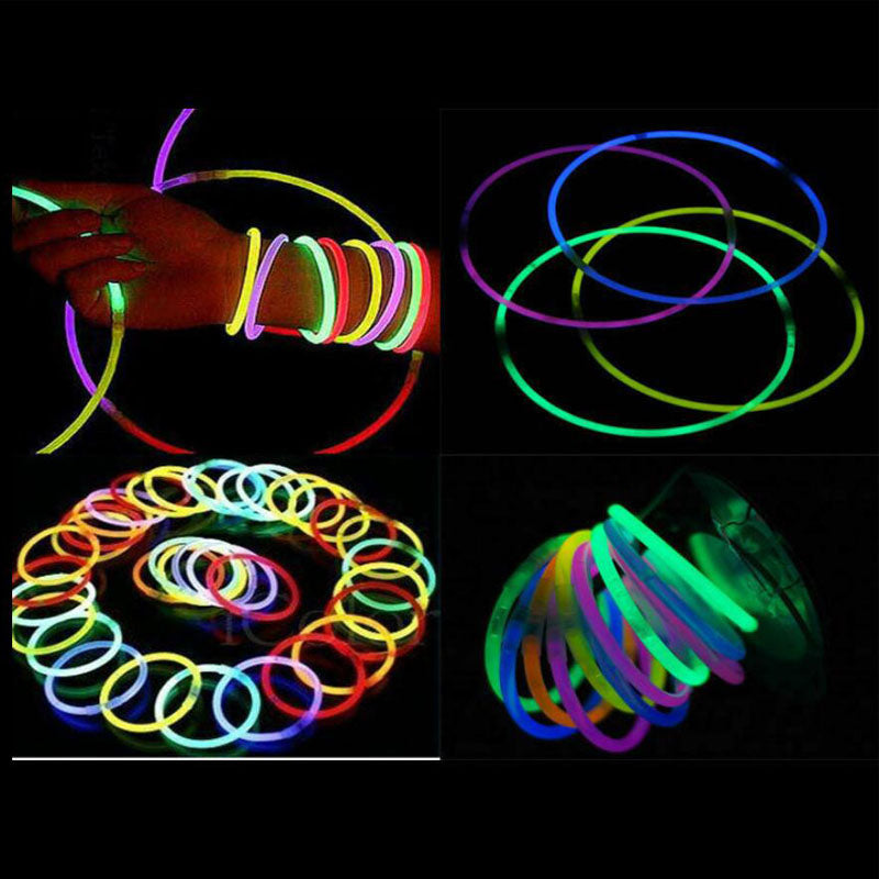 Color Mixed Glow Sticks - 200Pcs