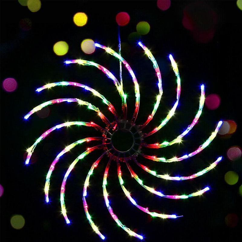 Christmas Motif Lights LED Spinner Light Waterproof Xmas