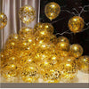 30cm Confetti Balloons Glitter Clear Latex - 20PCS