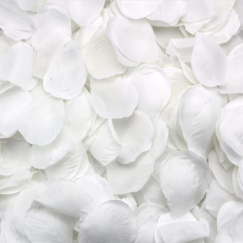 5000PCS White Silk Petals Flowers Rose Petal Wedding Event