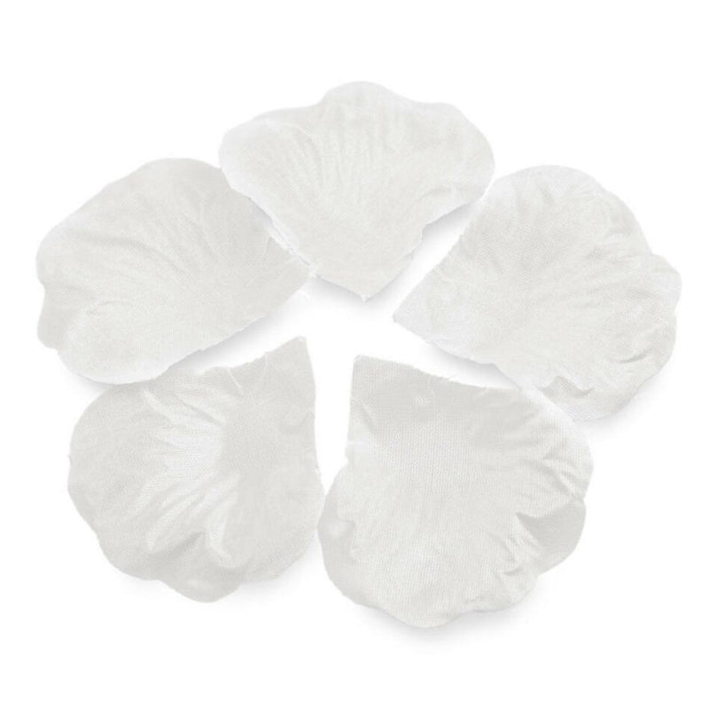 1000PCS White Silk Petals Flowers Rose Petal Wedding Event