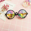 2PCS Kaleidoscope Glasses Rave Festival EDM Sunglasses