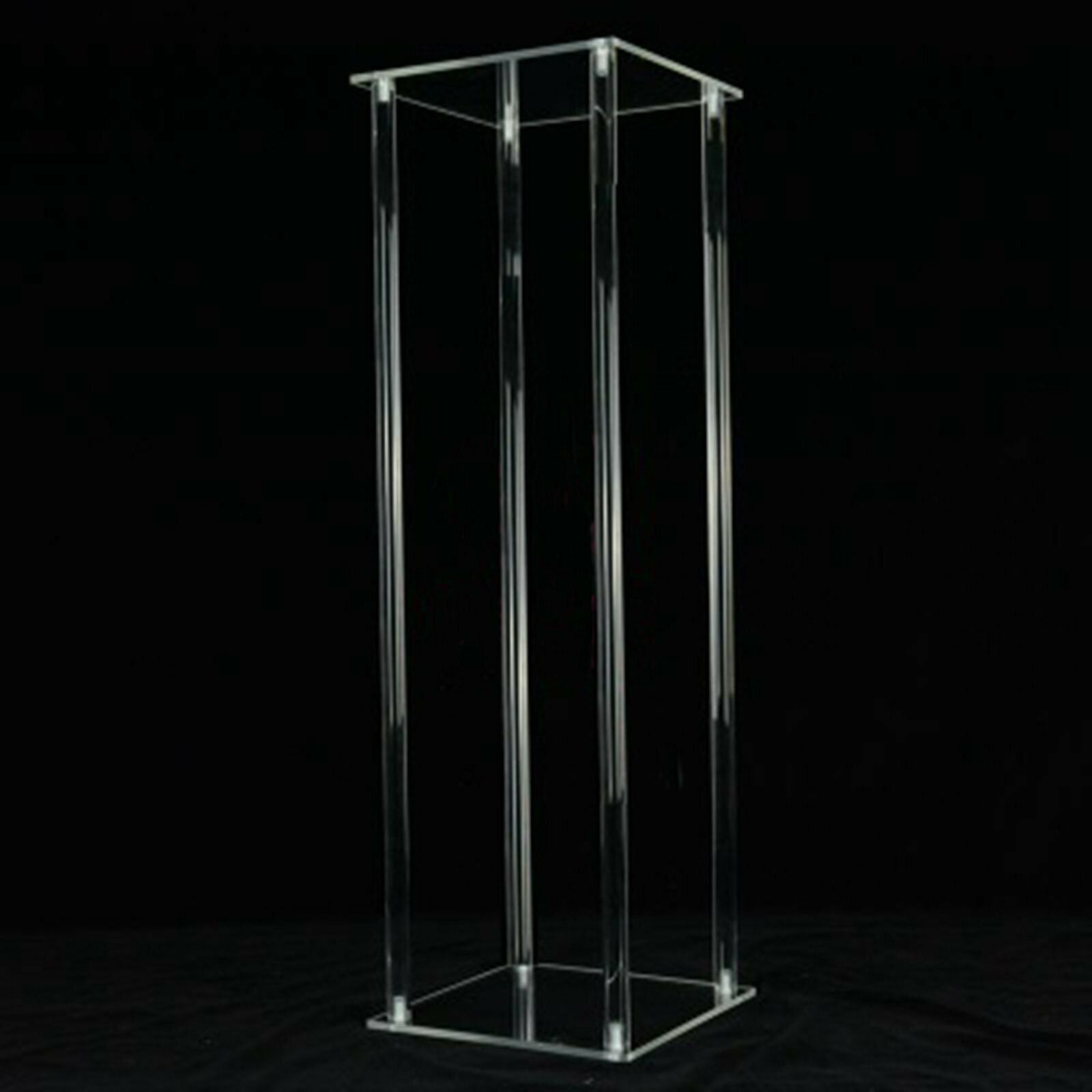 Clear Acrylic Flower Rack Centrepiece Stand Wedding plinth Party Display