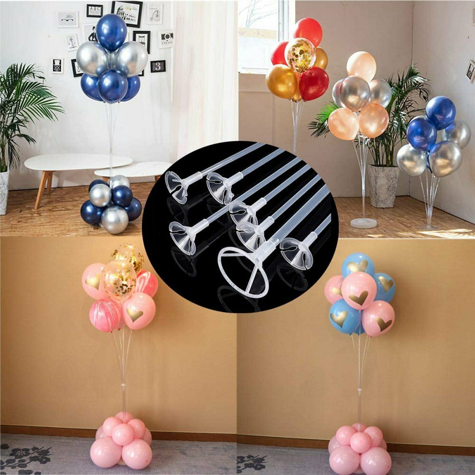 Balloon Column Set Upright Base Stand Holder 70cm Height