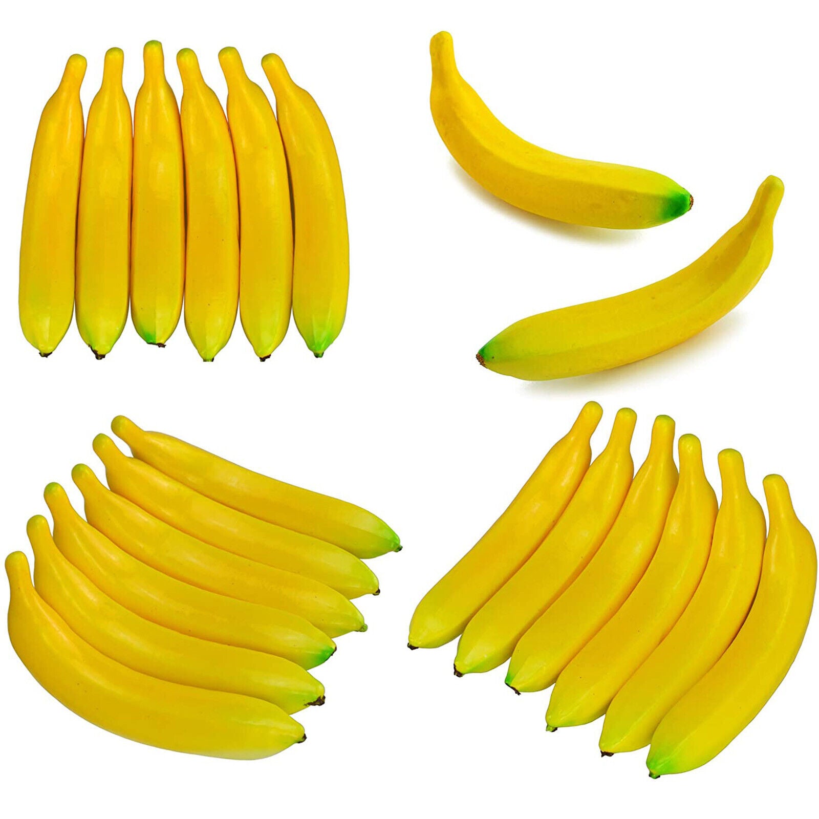 10PCS Artificial Banana Fruits Props Party Wedding Decor