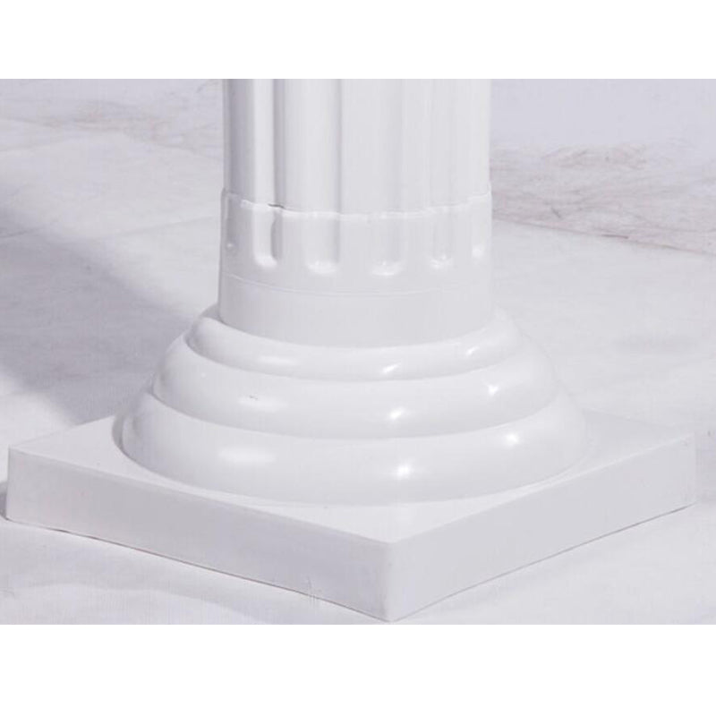 Fashion Wedding Props Decorative Roman Columns White Plastic Pillars Flower Pot Road Lead Stand Party Event 121CM